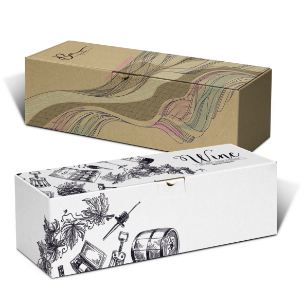 WPS Custom Printed Wine Box - Double