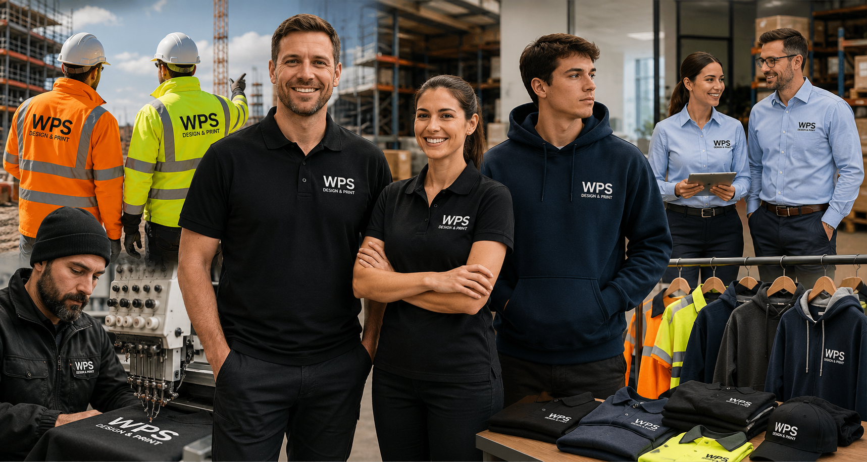 Branded Apparel NZ and hi vis workwear supplied by WPS Design & Print