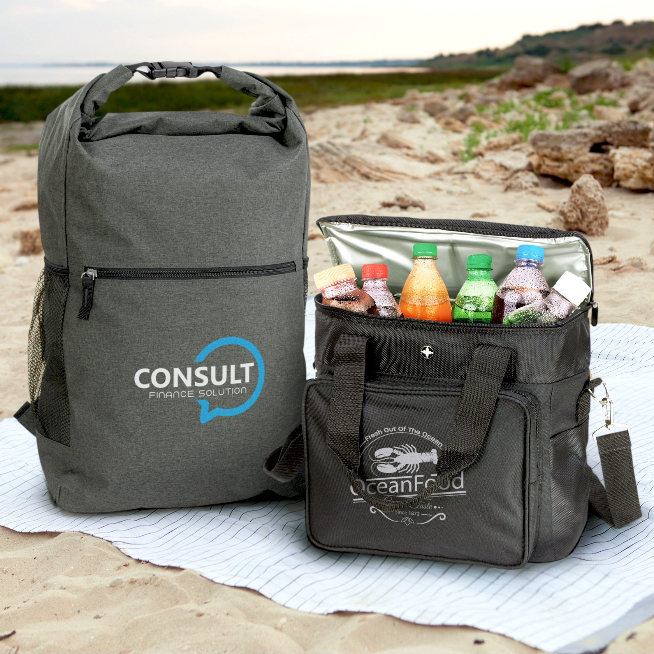 Custom branded promotional cooler bags